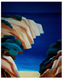 La C&ocirc;te d'Azur. Plage Peinture &agrave; l'huile par Faccio