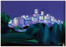 Biot. Peinture &agrave; l'huile par Faccio