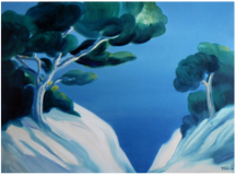 La C&ocirc;te d'Azur. Les Issambres. Peinture &agrave; l'huile par Faccio